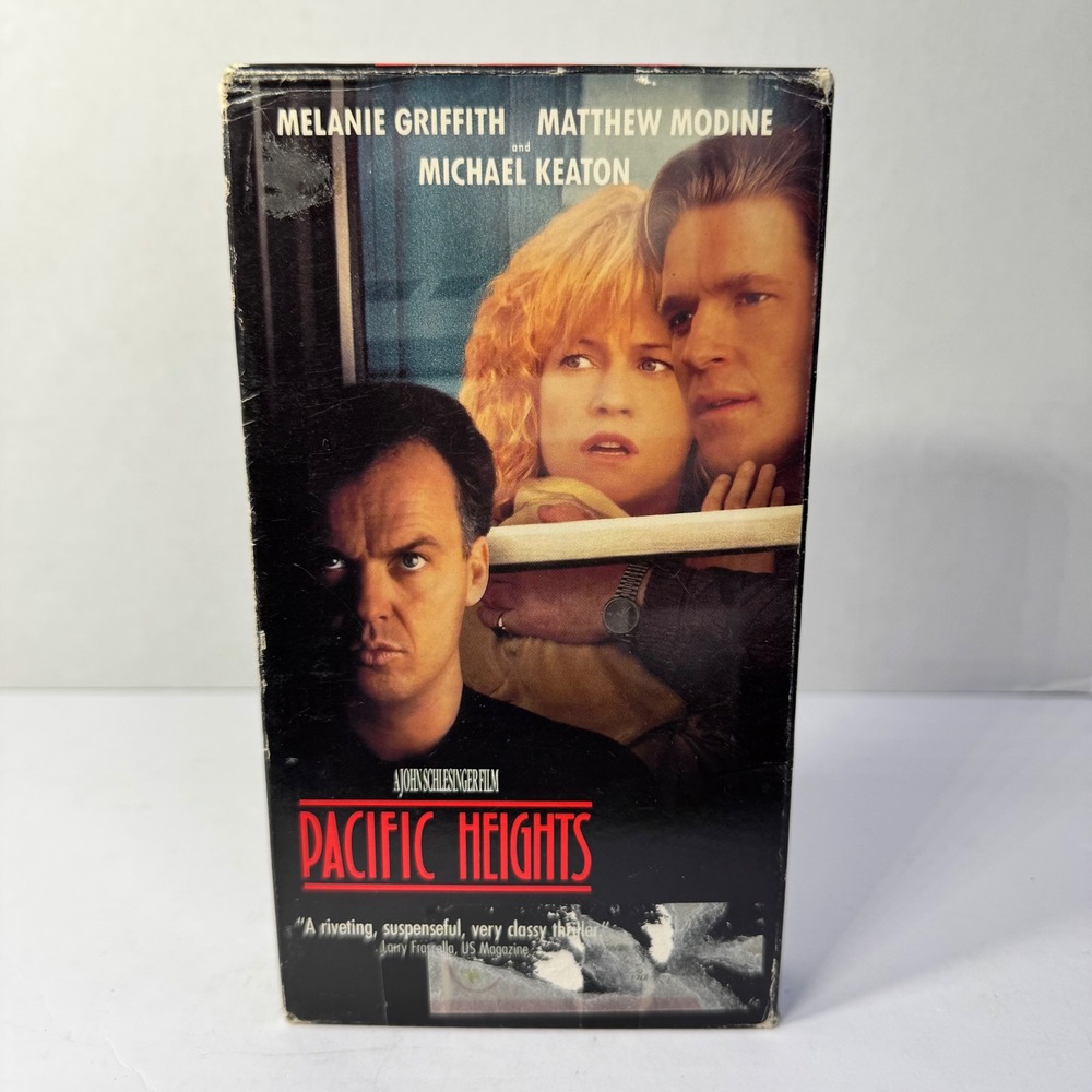 Pacific Heights VHS 1991 Michael Keaton Melanie Griffith Thriller CBS FOX VTG